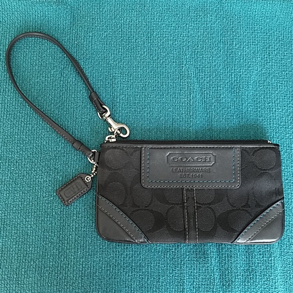 Coach Signature Wristlet
